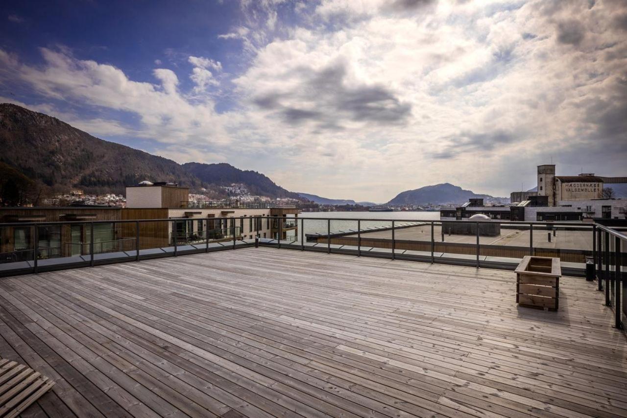 New Penthouse Apartment With Sea View In Bergen Centrum Exteriér fotografie