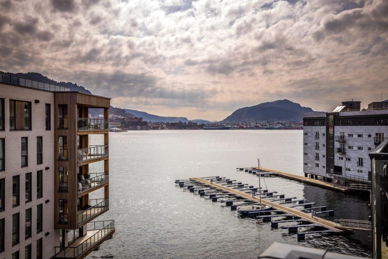 New Penthouse Apartment With Sea View In Bergen Centrum Exteriér fotografie